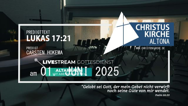 Gottesdienst am 01. Juni 2025 aus der Christuskirche Altona