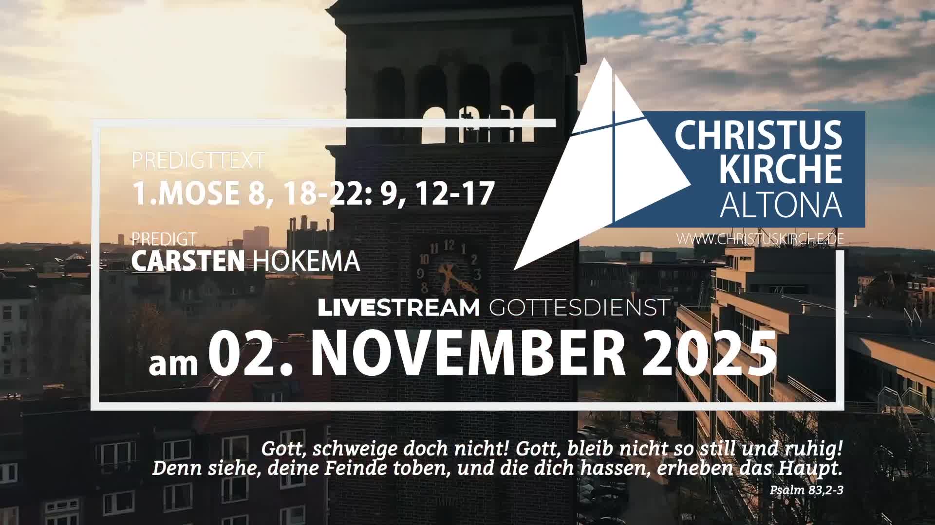 Gottesdienst am 02. November 2025 aus der Christuskirche Altona