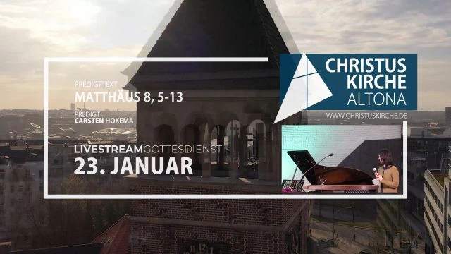 Gottesdienst am 23. Januar aus der Christuskirche