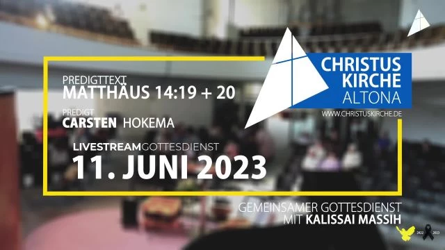 Gottesdienst am 11. Juni aus der Christuskirche