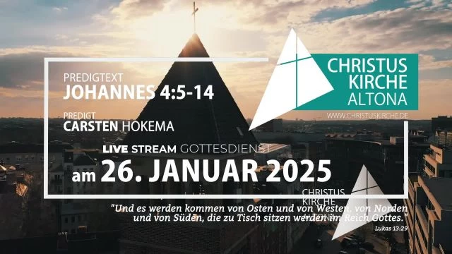 Gottesdienst am 26. Januar 2025 aus der Christuskirche Altona