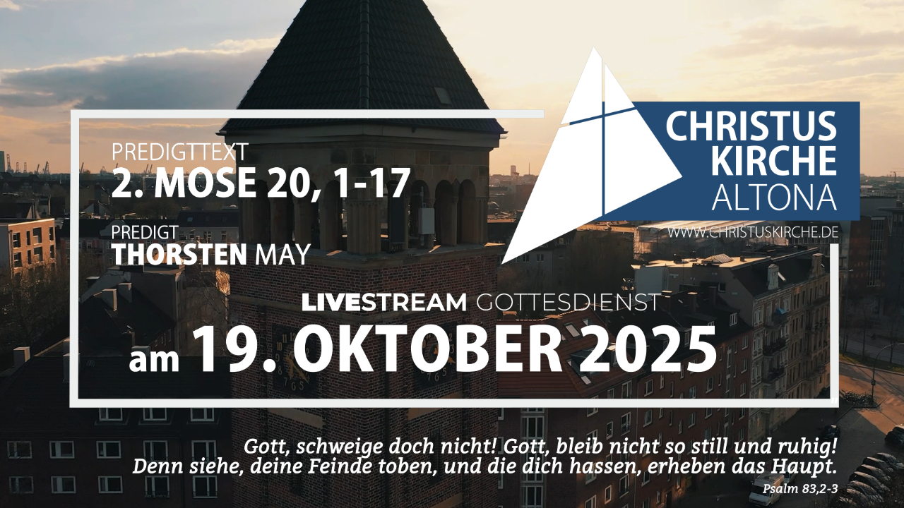 Gottesdienst am 19. Oktober 2025 aus der Christuskirche Altona