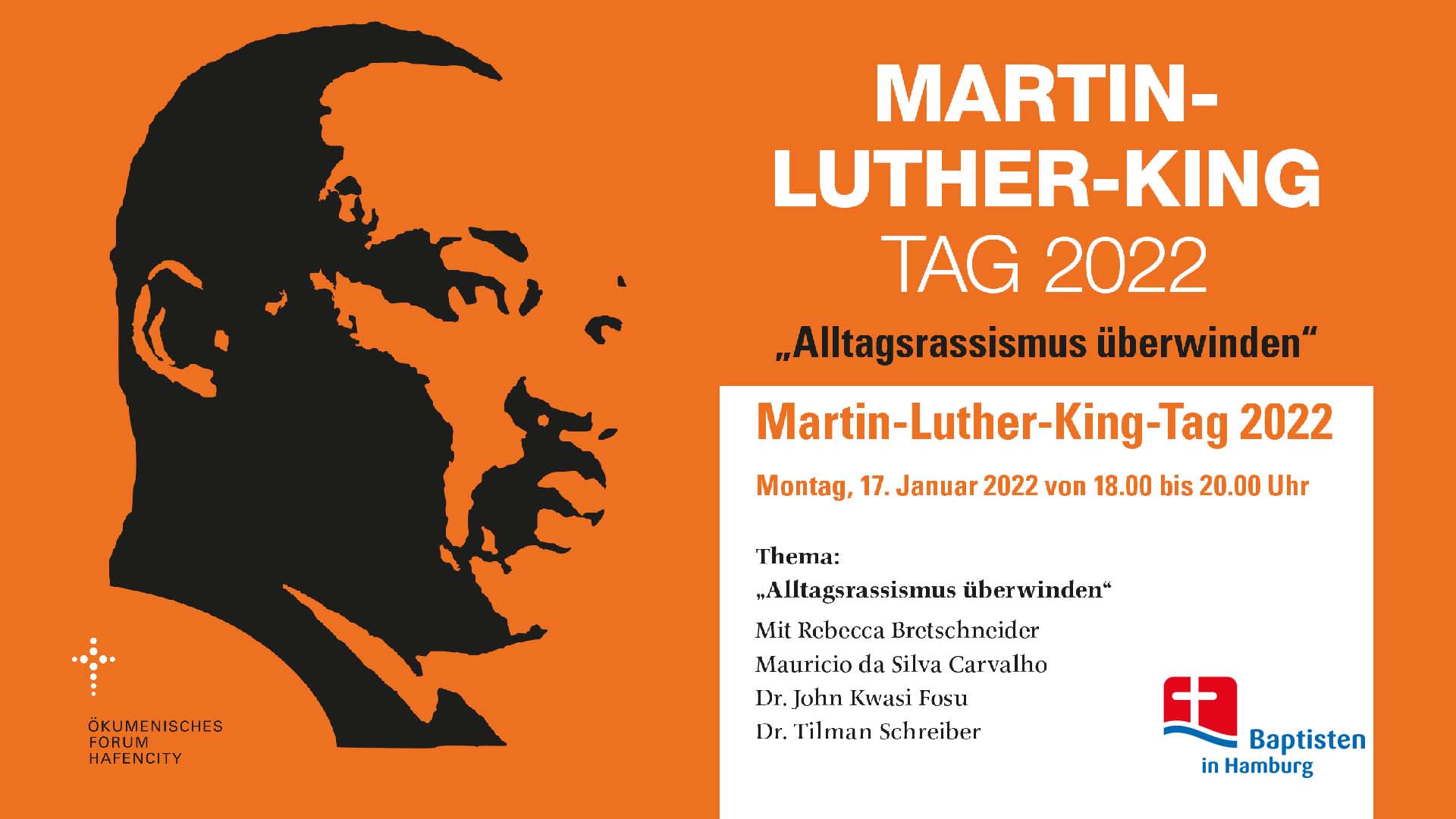 Martin-Luther-King Tag 2022 - Hamburg